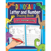 Dinosaur Letter and Number Tracing Book Left Handwriting: Dino Practice Workbook for Left-Handed Preschoolers - Perfect Math and Alphabet Learning Wor