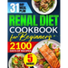 Renal Diet Cookbook for Beginners: Revitalize Your Kidney Health with 2100 Days of Quick & Low Sodium Recipes Includes a 31-Day Meal Plan for Complete