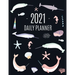 Narwhal Daily Planner 2021: Beautiful Monthly 2021 Agenda Year Scheduler 12 Months: January - December 2021 Large Funny Animal Planner with Marine Lif