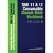 TABE 11 and 12 Consumable Student Math Workbook for Level E