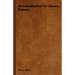 An Introduction to Library Science