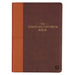 The Spiritual Growth Bible, Study Bible, NLT - New Living Translation Holy Bible, Faux Leather, Chocolate Brown/Ginger