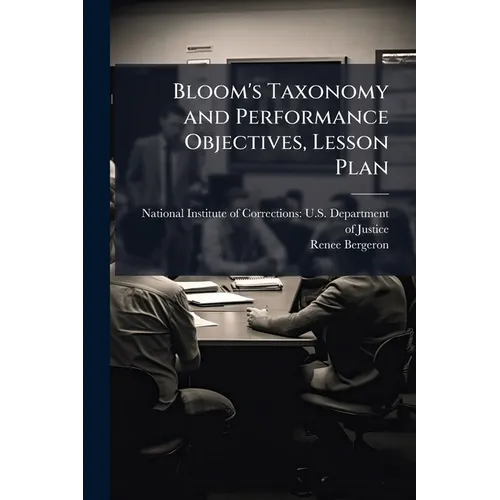 Bloom's Taxonomy and Performance Objectives, Lesson Plan