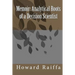 Memoir: Analytical Roots of a Decision Scientist