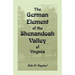 The German Element Of The Shenandoah Valley of Virginia