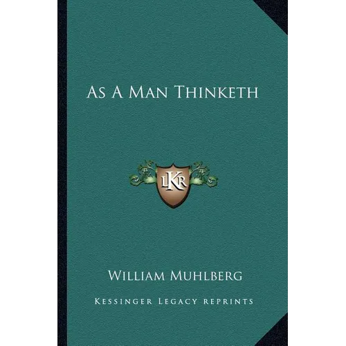 As A Man Thinketh