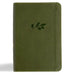 CSB Large Print Compact Reference Bible, Digital Study Edition, Olive Leathertouch
