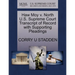 Haw Moy V. North U.S. Supreme Court Transcript of Record with Supporting Pleadings