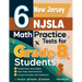 6 New Jersey NJSLA Math Practice Tests for Grade 8 Students: A Complete Guide to Building Math Mastery and Excelling on the New Jersey NJSLA Test