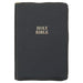 KJV Bible Thinline Large Print (Faux Leather, Black W/Zipper)