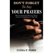 Don't Forget to Say Your Prayers