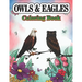 Owls & Eagles Coloring Book: A Cute Owls & Eagles Coloring Pages for Kids/Adults Teenagers, Toddlers, Tweens, Boys, Girls