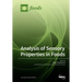 Analysis of Sensory Properties in Foods