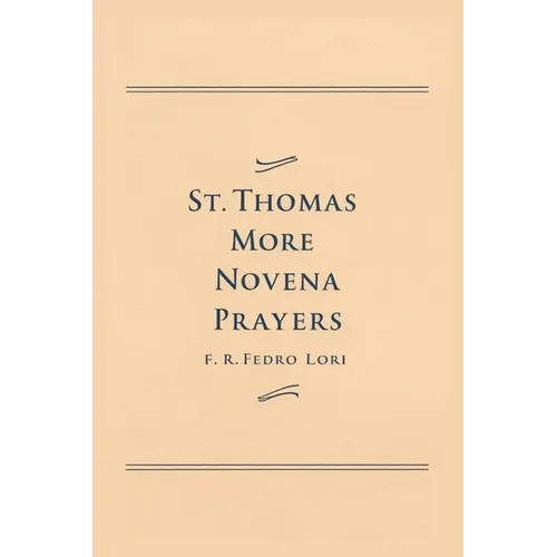 St Thomas More Novena Prayers