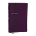 NKJV Personal Size Large Print Bible with 43,000 Cross References, Purple Leathersoft, Red Letter, Comfort Print (Thumb Indexed)
