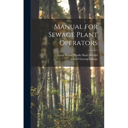 Manual for Sewage Plant Operators