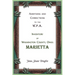 Additions and Corrections to the W.P.A. Inventory of Washington County, Ohio: Marietta