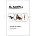 Sea Animals: Montessori real Sea Animals book, bits of intelligence for baby and toddler, children's book, learning resources.