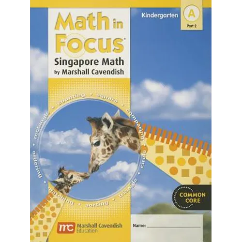 Student Edition, Book a Part 2 Grade K 2012