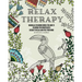 Relax therapy: mandalas coloring books for adults coloring for mindfulness design to relax and free your mind.