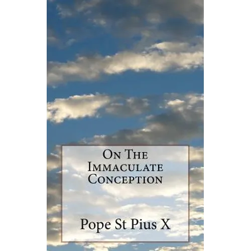 On The Immaculate Conception