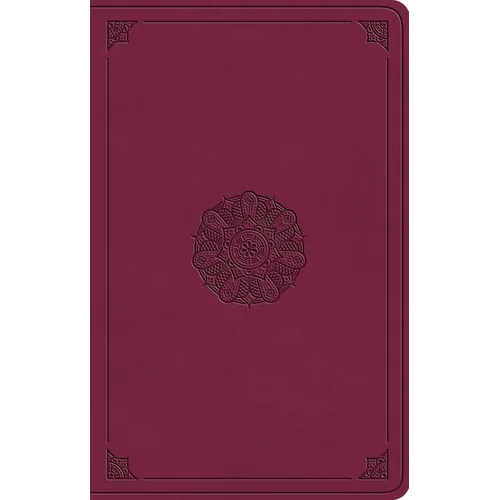 ESV Premium Gift Bible (Trutone, Raspberry, Emblem Design)