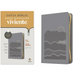 Biblia Ultrafina Ntv, Letra Grande de Zíper Con Filament (Sentipiel, Gris, Letra Roja)