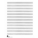 Musipack 3 Ring Filler No. 1 - 12-Stave Manuscript Paper Passantino Music Staff Paper 96 Pages