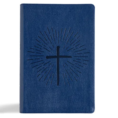 KJV One Big Story Bible, Royal Blue Leathertouch: Connecting Christ Throughout God's Story