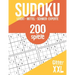 Sudoku: 200 Rätsel in Großdruck - 4 Schwierigkeitsgrade - Kinder, Erwachsene, Senioren