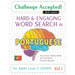 Challenge Accepted! - Hard and Engaging Word Search in Portuguese for Adults Level 3: Genius - Vol.1 - Delta Classics - Test Your Skills with an Extre