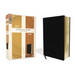 KJV, Amplified, Parallel Bible, Large Print, Bonded Leather, Black, Red Letter Edition: Two Bible Versions Together for Study and Comparison