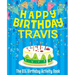 Happy Birthday Travis - The Big Birthday Activity Book: Personalized Children's Activity Book