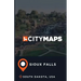 City Maps Sioux Falls South Dakota, USA
