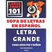 Sopa De Letras En Español Letra Grande Para Adultos y Niños 101 Crucigramas (VOL.1): Large Print Spanish Word Search Puzzle For Adults and Kids 101 Pu