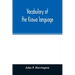 Vocabulary of the Kiowa language