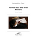 How to read and write Amharic: For adult learners