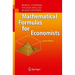 Mathematical Formulas for Economists