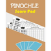Pinochle score pad