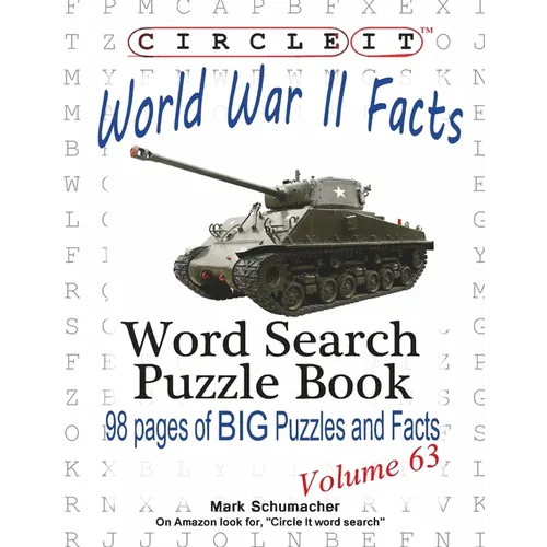 Circle It, World War II Facts, Word Search, Puzzle Book