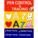 Pen Control And Tracing Book: Pen Control Workbook, Pen Control Training, Tracing Shapes, Tracing Letters And Numbers, Tracing Animals For Kids