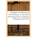 Catalogue de Tableaux Anciens, Oeuvres de F.-H. Drouais, A. Van Dyck, H. Fragonard