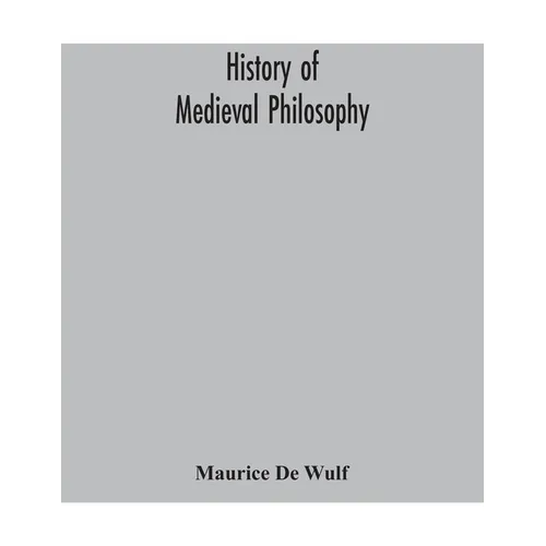 History Of Medieval Philosophy
