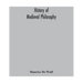 History Of Medieval Philosophy