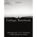 College Notebook: 100 Pages 8.5" X 11" Notebook College Ruled Line Paper