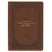 NLT Holy Bible Everyday Devotional Bible for Men New Living Translation, Vegan Leather, Brown Debossed