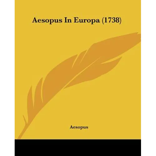 Aesopus In Europa (1738)
