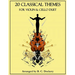 20 Classical Themes for Violin and Cello Duet