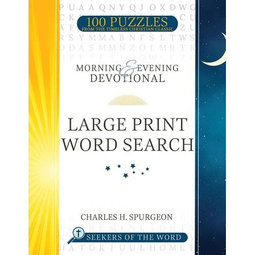 Morning and Evening Devotional Large Print Word Search: 100 Puzzles from the Timeless Christian Classic Volume 1