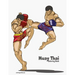 Muay Thai Coloring Book